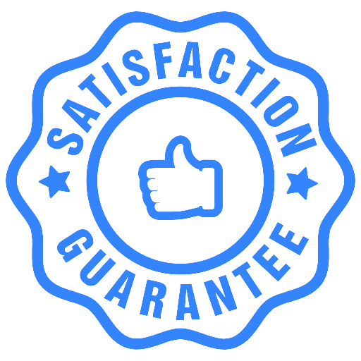 satisfaction_guarantee_label_cus blue